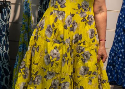robe jaune - Boutique Bischoff - 24 mai 2022